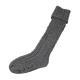 Dark Gray Long Spa Aloe Vera Infused Socks , Home Knitted Slipper Socks