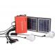 Hot-seeling in Africa rechargeable 4W DIY solar energy power system with 2 led light for 2 rooms lighting phone charging