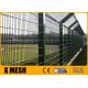 Hot Dip Galvanized Anti Climb Mesh Fence Long Lasting Double Wire Panel 50×200mm