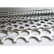 Perforated Stainless Steel Mesh Sheets Round Square Hole Shaped Easy Install