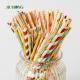 Commercial Biodegradable Kraft Paper Straw For Christmas Party