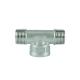 ss304 ss316 Male Female pipe fitting tees forging female thread bsp reducer tee
