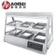 Modern Desgin Two Layer Hot Air Circulation Food Display Warmer for Fried Chicken