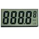 Alphanumeric 7 Segment LCD Display , TN LCD Panel For Weight Counter Front Screen