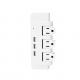 Wall Power Socket with Surge Protector ETL cETL Passed 3Way 3USB