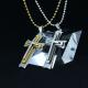 Fashion Top Trendy Stainless Steel Cross Necklace Pendant LPC415