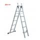 Durable Aluminum Extension Ladder  2 Section 2x6 GS / TUV Certificated