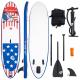 Alansma 131.9 x 30 x 6  Inflatable Stand Up Paddle Board PVC Surfboard