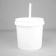 Customized Plastic Paint Bucket 5L/Litre PP Pail White Round Plastic Barrel