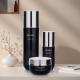 Luxury Black Plastic Skincare Packaging Set 50ml 120ml 50g For Face Care
