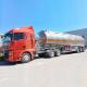 3 Axle Aluminum Fuel Tanker Semi Trailer with Walkway and 6PCS T30/30 Brake Chambers