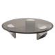 Stainless Steel Tempered Glass Tea Table Rectangle Table Top Glass
