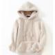 Unisex Fleece xxxl Sherpa Fur Lined Hoodie Embroidery Warm Fluffy Hoodie