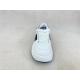 Breathable Microfiber White Platform Trainers With Flat Heel And Lightweight