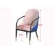 Skin Friendly 45cm 93cm Upholstered Restaurant Dining Chairs