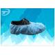 Blue SPP Nonwoven Disposable Waterproof Shoe Covers For Protection Use