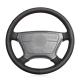 Green Thread Leather Steering Wheel Wrap for Mercedes Benz W140 S320 350 420 1994-1995