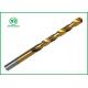 HSS4341 Twist Drill Bit , Roll Forged Half Ground Tin Coated hss Drill Bits