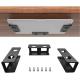 Aluminum Under Desk Laptop Holder Stand Tray for Table Keyboard Storage in Living Room