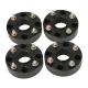 Black 4x110 Atv Wheel Spacers Hub Centric For Honda / Kawasaki / Suzuki