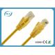 26AWG Stranded OFC Cat5e UTP Patch Cord With 8P8C RJ45 Connector Yellow