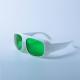 White Frame 52 650nm Laser Safety Goggles infrared Polycarbonate