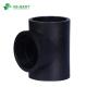 Plastic Pipe Fitting Reducing Tee Equal Tee Butt Fusion HDPE Tee for Lateral 45deg