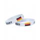 Promotional custom cool print glow in the dark wristbands for events,rubber