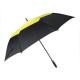 60 Inch Black Yellow Fiberglass Automatic Folding Umbrella With Wind Vents  Large Umbrella Windproof Double Canopy