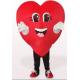 Red heart Mascot costume,Fruit mascot costume, Plush mascot, fruit mascot costumes