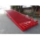 Single Safety Fence design Mobile Yard Ramp For Container or Truck