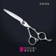 China Hair Shears Factory 440B Steel 6.0 offset handle hairdressing scissors XD02