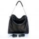 Wholesale Price Real Leather Fashion Lady Black Messenger Shoulder Bag #2725