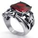 Tagor Jewelry Super Fashion 316L Stainless Steel Casting Ring PXR375