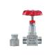 J23W Stainless Steel Weld Needle Valve Unilateral Function Bypass-Valve Handle Color Red