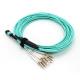 Quick Assembly MPO To LC Breakout Cable , MPO Patch Cord 12 Core 24 Core