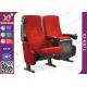 Comfortable Cinema Theater Chairs , Movie Room Chairs With Tip Up Armrest