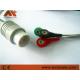 11 Pin Nihon Kohden ECG Cable 3 Lead  CB-72353P For TEC Sery