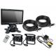 HD Waterproof IP67 Rugged Truck Trailer Reverse Camera With Colour 7 LCD Monitor