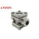 Plain Threaded 3/4 Flow Indicator PN16 Flanged Sight Glass