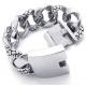 High Quality Tagor Stainless Steel Jewelry Fashion Men's Casting Bracelet PXB135