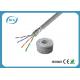 SFTP Cat5e Lan Cable 4 Pairs Pure Copper STP Solid 24AWG With Al- Foil 350MHZ