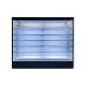 Air Cooling Commercial Display Freezer Multi Layer Right Angle Open Refrigerator