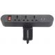 6.56 Ft Cord 3 Universal and 2 USB-A with Surge Protector Black Clip On Conference Table Desktop Power Socket Extension