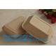 biodegradable sugarcane food container 6inch 450ml to-go burger box,Eco-friendly Biodegradable Corn Starch Food Containe