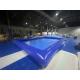 Small Blue Portable Water Pool For Kids Made Of Durable PVC Tarpaulin Perfect For Summer Fun And Water Games