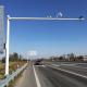 F Shape Galvanised Steel Cantilever 6m To 10m Traffic Sign Camera And Signal Light Pole