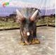 Waterproof Animatronic Triceratops Life Size Animatronic Dinosaur For Amusement Park