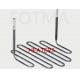 Multi Shank moly disilicide heating elements 1700 degree