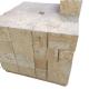 Customized Refractory Silica Brick for Glass Kiln in White-yellow Color